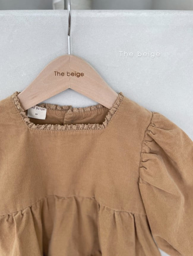 THE BEIGE - Korean Children Fashion - #Kfashion4kids - Corduroy Square One-piece - 5
