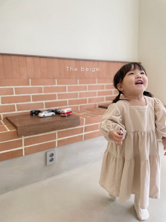 THE BEIGE - Korean Children Fashion - #Kfashion4kids - Corduroy Square One-piece - 9