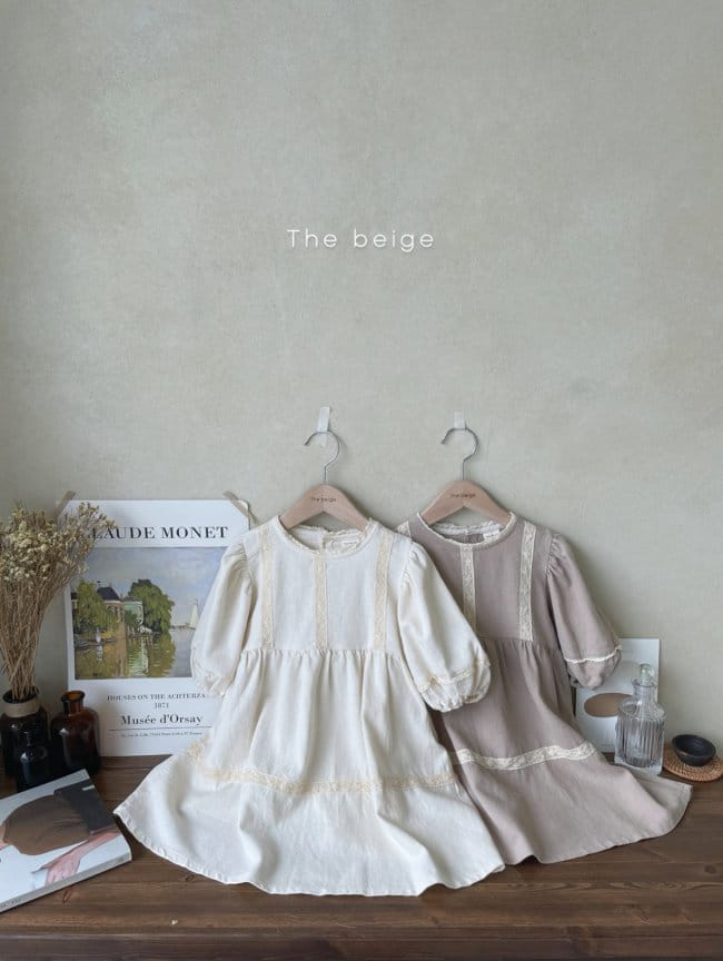 THE BEIGE - Korean Children Fashion - #Kfashion4kids - Lace One-piece