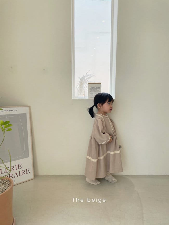 THE BEIGE - Korean Children Fashion - #Kfashion4kids - Lace One-piece - 12