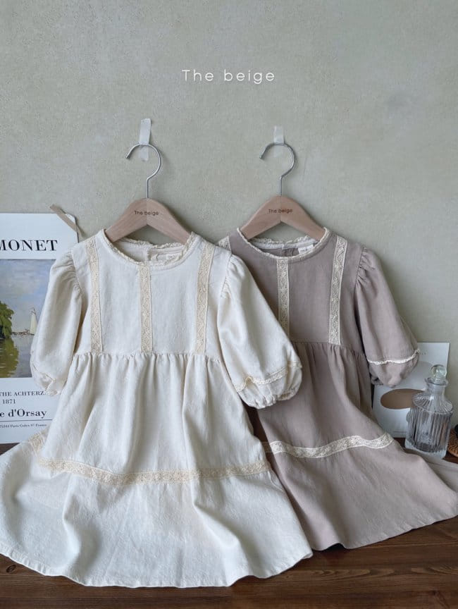 THE BEIGE - Korean Children Fashion - #Kfashion4kids - Lace One-piece - 2