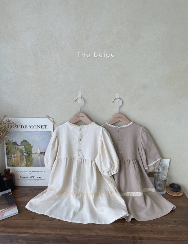 THE BEIGE - Korean Children Fashion - #Kfashion4kids - Lace One-piece - 3