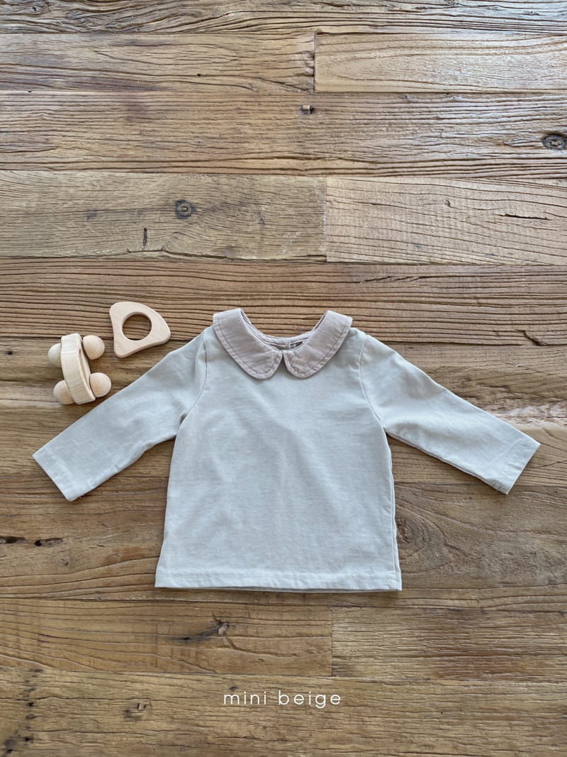 THE BEIGE - Korean Children Fashion - #Kfashion4kids - Cotton Collar Tee - 7