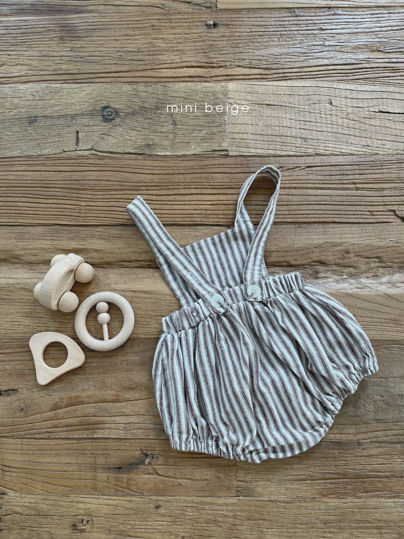 THE BEIGE - Korean Children Fashion - #Kfashion4kids - Suspender Bloomer - 4
