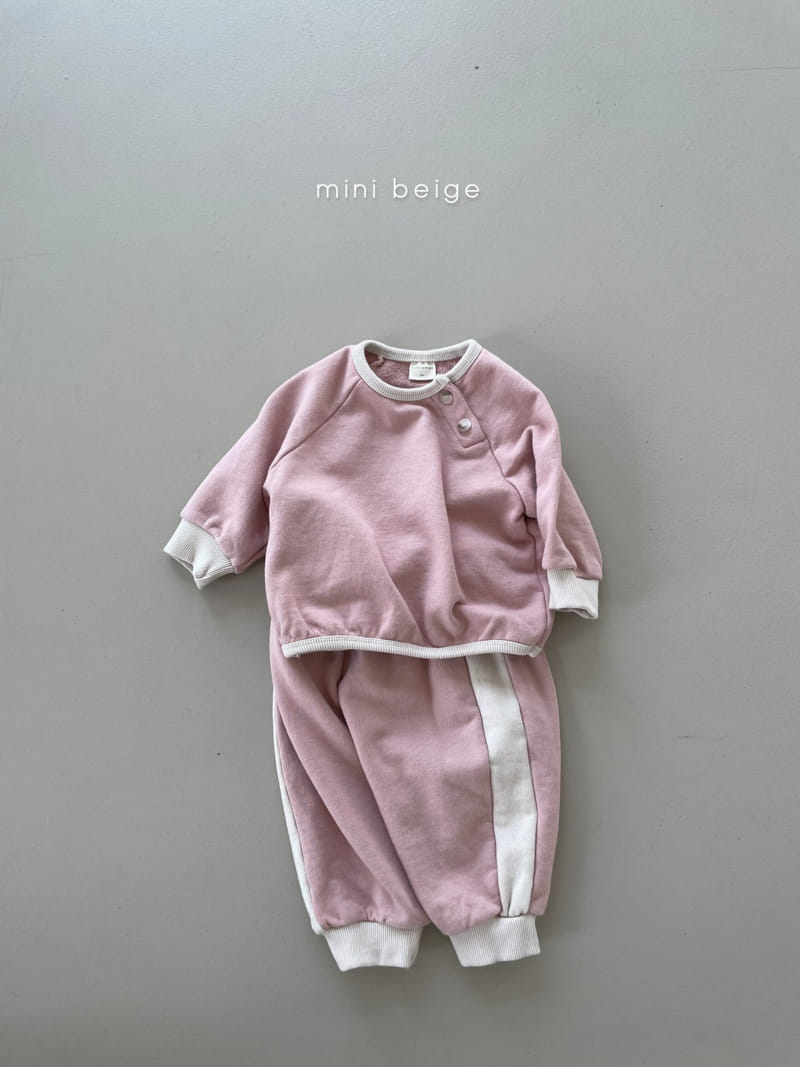 THE BEIGE - Korean Children Fashion - #Kfashion4kids - Terry Top Bottom Set - 4