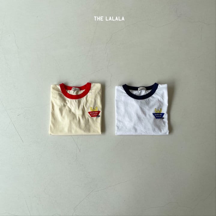 THE LALALA - Korean Children Fashion - #Kfashion4kids - Burger Ringer Tee - 6