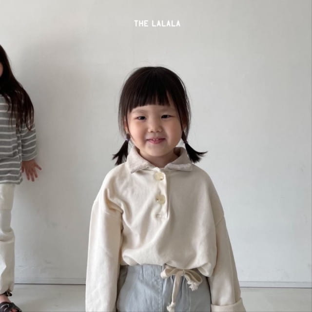 THE LALALA - Korean Children Fashion - #Kfashion4kids - Collar Terry Tee