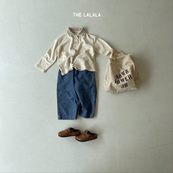 THE LALALA - Korean Children Fashion - #Kfashion4kids - Collar Terry Tee - 10
