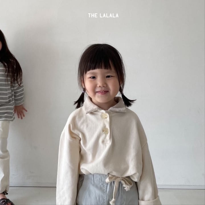 THE LALALA - Korean Children Fashion - #Kfashion4kids - Collar Terry Tee - 2