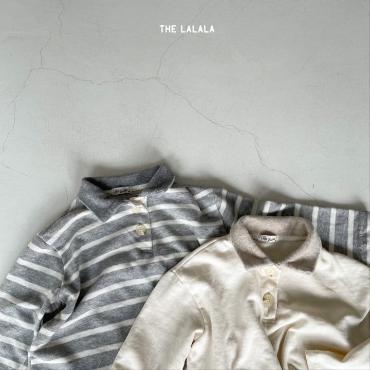 THE LALALA - Korean Children Fashion - #Kfashion4kids - Collar Terry Tee - 5