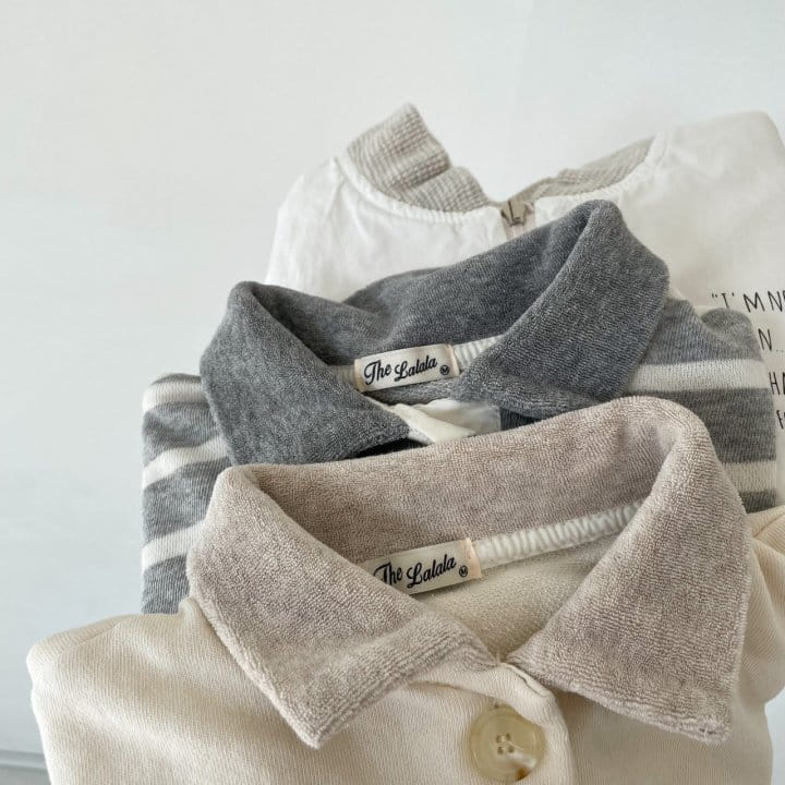 THE LALALA - Korean Children Fashion - #Kfashion4kids - Collar Terry Tee - 6