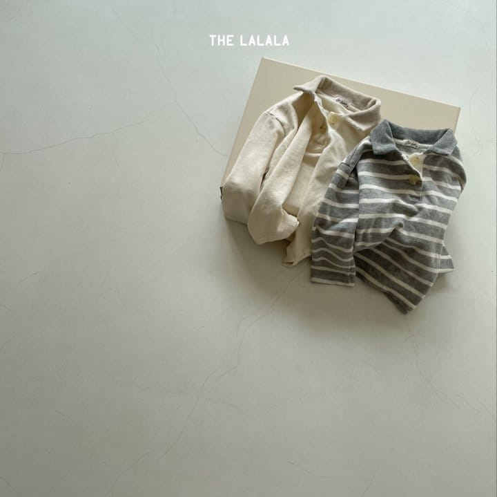 THE LALALA - Korean Children Fashion - #Kfashion4kids - Collar Terry Tee - 8