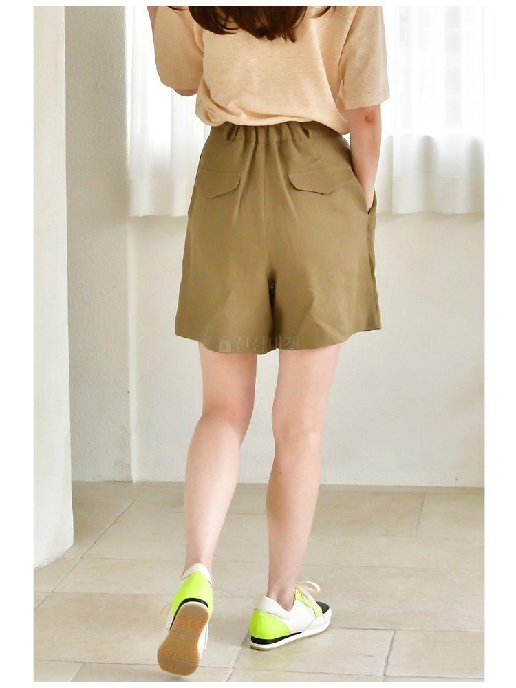 UERE - Korean Children Fashion - #Kfashion4kids - Linen Half-length Pants - 3