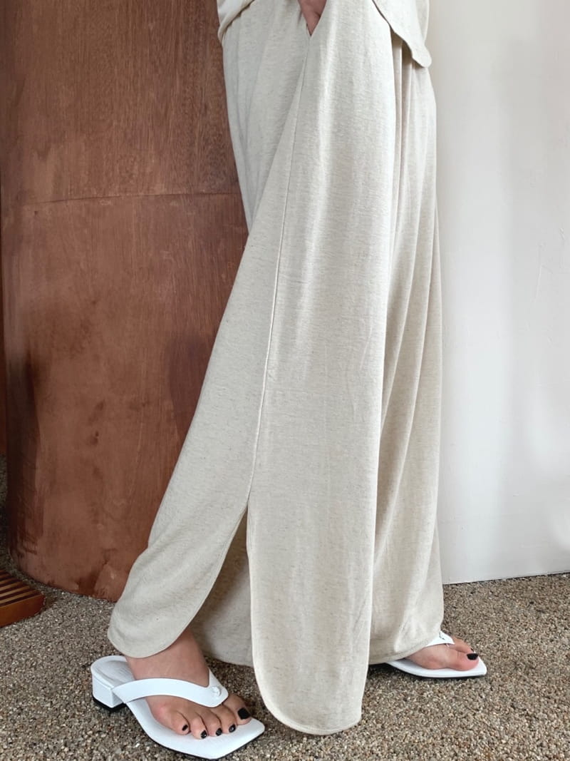UERE - Korean Children Fashion - #Kfashion4kids - Linen Open Pants - 3