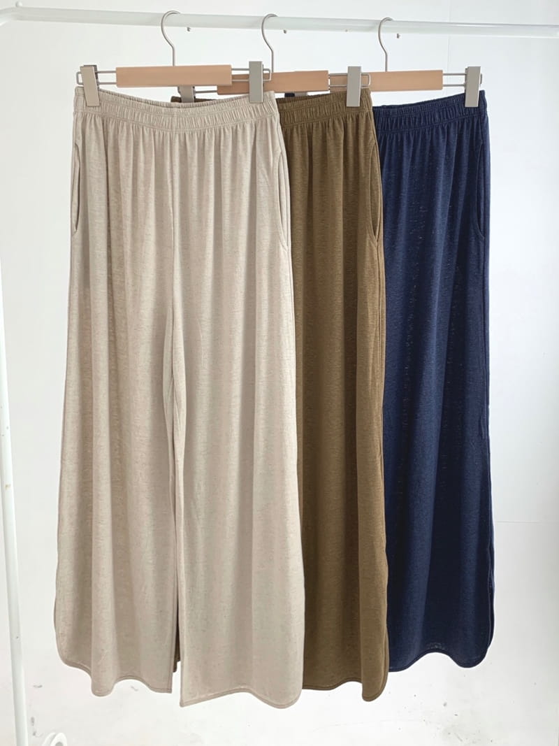UERE - Korean Children Fashion - #Kfashion4kids - Linen Open Pants - 4
