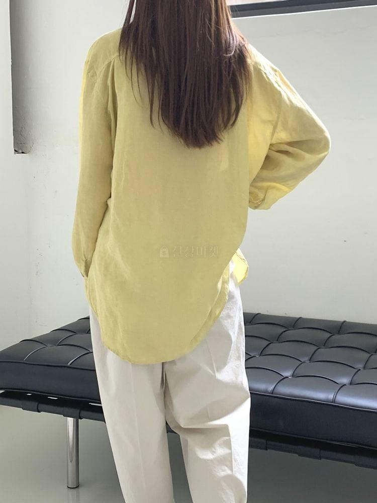 UERE - Korean Children Fashion - #Kfashion4kids - Chic Linen Shirt - 3