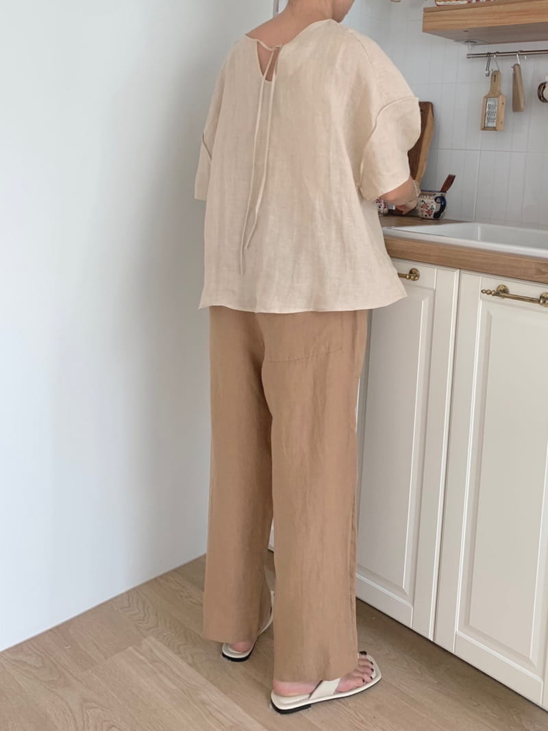 UERE - Korean Children Fashion - #Kfashion4kids - Linen Pocket Pants
