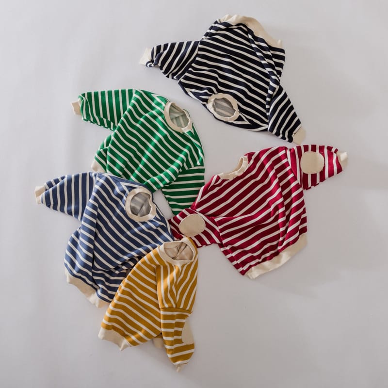 U&I - Korean Children Fashion - #Kfashion4kids - Stripe Patch Sweatshirt - 11