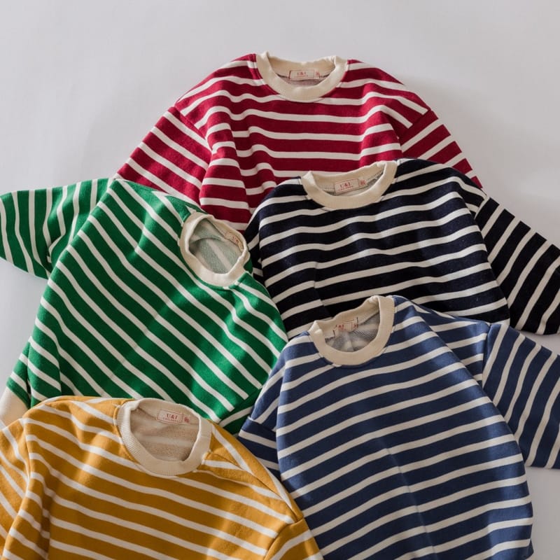 U&I - Korean Children Fashion - #Kfashion4kids - Stripe Patch Sweatshirt - 2
