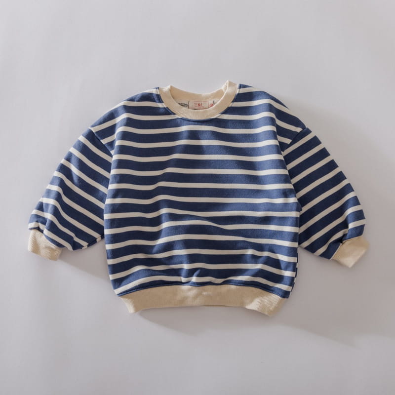 U&I - Korean Children Fashion - #Kfashion4kids - Stripe Patch Sweatshirt - 4