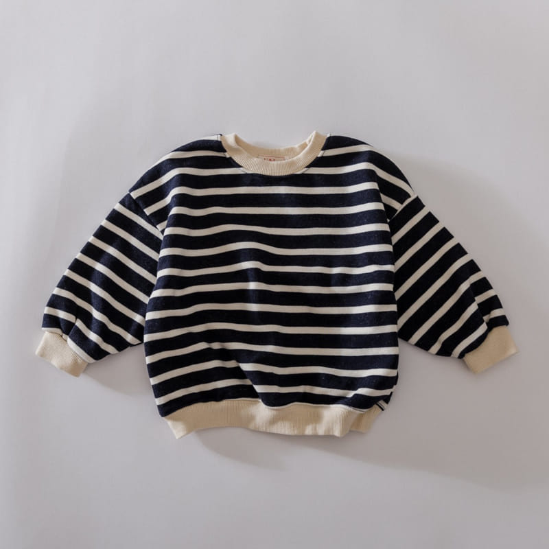 U&I - Korean Children Fashion - #Kfashion4kids - Stripe Patch Sweatshirt - 5
