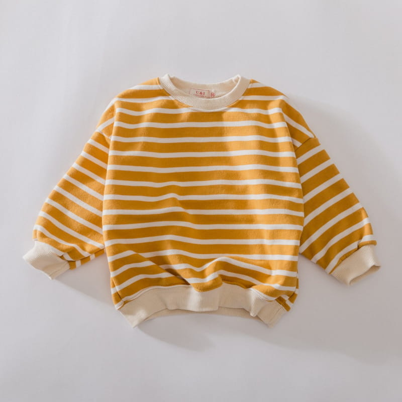 U&I - Korean Children Fashion - #Kfashion4kids - Stripe Patch Sweatshirt - 6