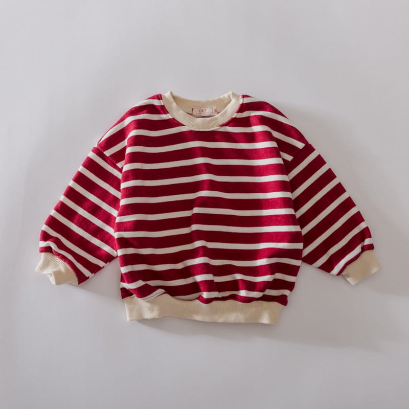 U&I - Korean Children Fashion - #Kfashion4kids - Stripe Patch Sweatshirt - 7