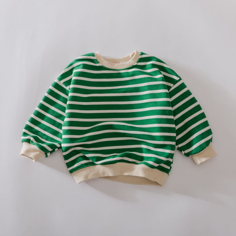 U&I - Korean Children Fashion - #Kfashion4kids - Stripe Patch Sweatshirt - 8