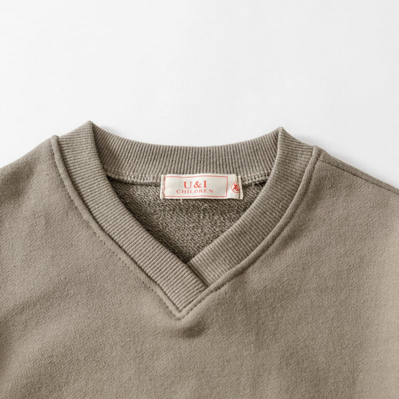 U&I - Korean Children Fashion - #Kfashion4kids - V-neck Sweatshirt - 12