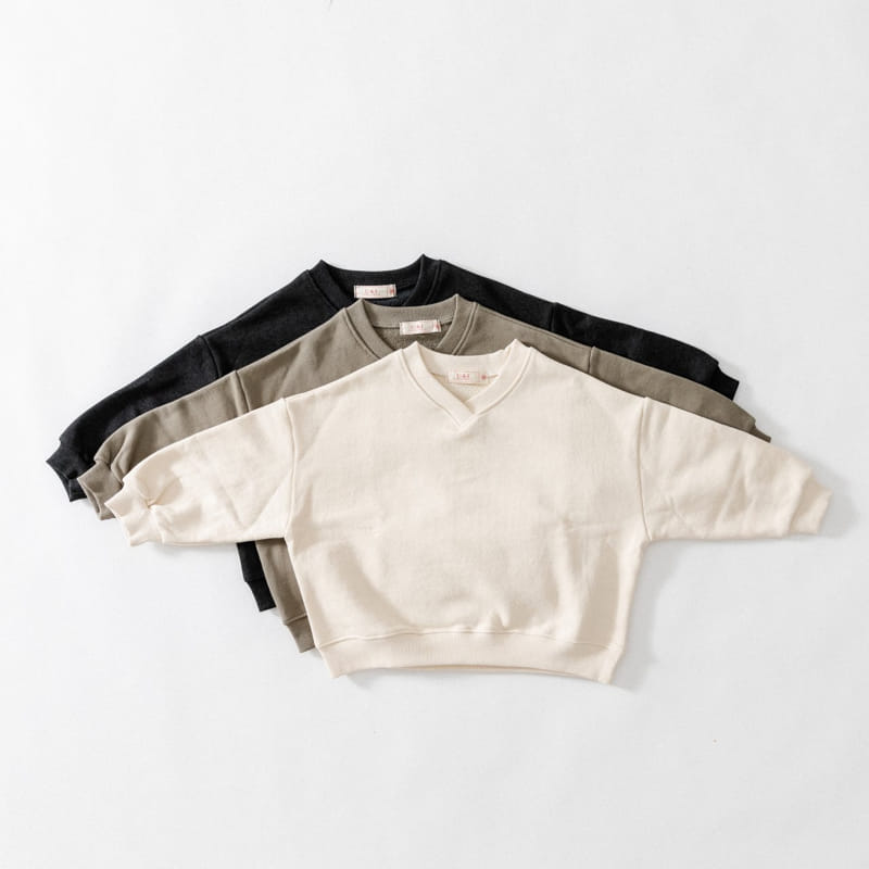 U&I - Korean Children Fashion - #Kfashion4kids - V-neck Sweatshirt - 3