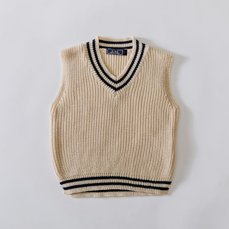 U&I - Korean Children Fashion - #Kfashion4kids - School Look Vest - 4
