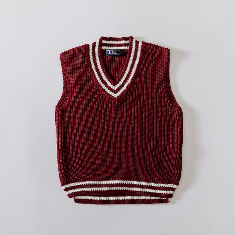 U&I - Korean Children Fashion - #Kfashion4kids - School Look Vest - 6