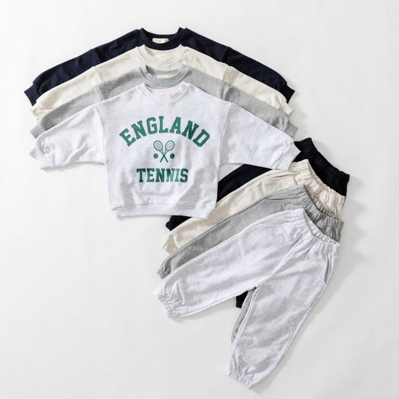 U&I - Korean Children Fashion - #Kfashion4kids - Sports Top Bottom Set - 3