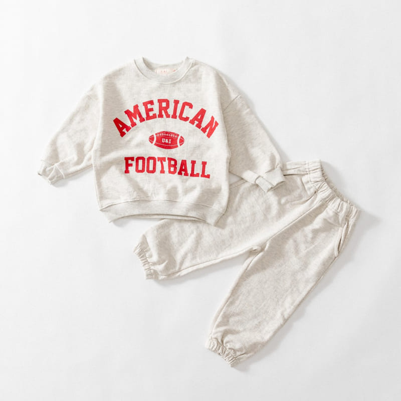 U&I - Korean Children Fashion - #Kfashion4kids - Sports Top Bottom Set - 9