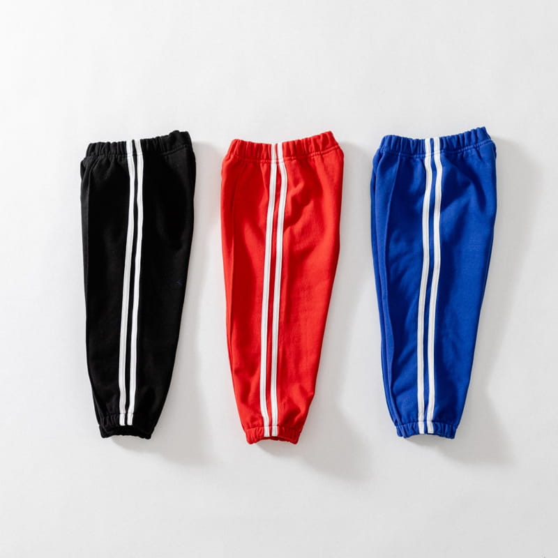 U&I - Korean Children Fashion - #Kfashion4kids - Two Lines Jogger Pants - 10