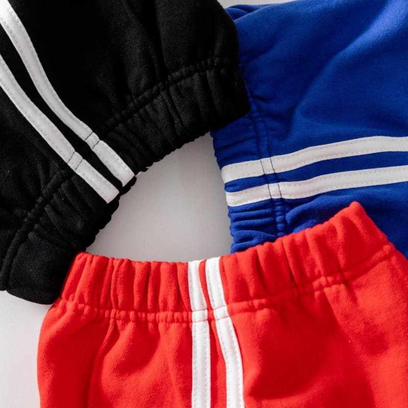 U&I - Korean Children Fashion - #Kfashion4kids - Two Lines Jogger Pants - 11