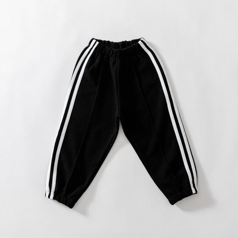 U&I - Korean Children Fashion - #Kfashion4kids - Two Lines Jogger Pants - 5