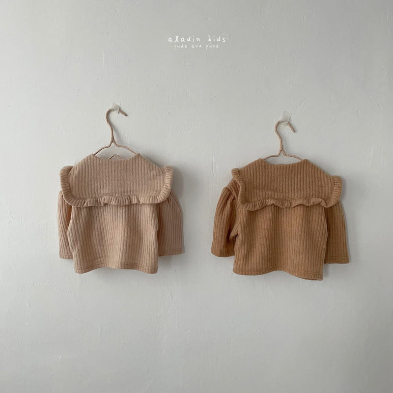 ALADIN - Korean Children Fashion - #Kfashion4kids - Frill Collar Cardigan