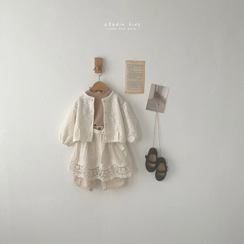 ALADIN - Korean Children Fashion - #Kfashion4kids - Lace Knit Cardigan - 5