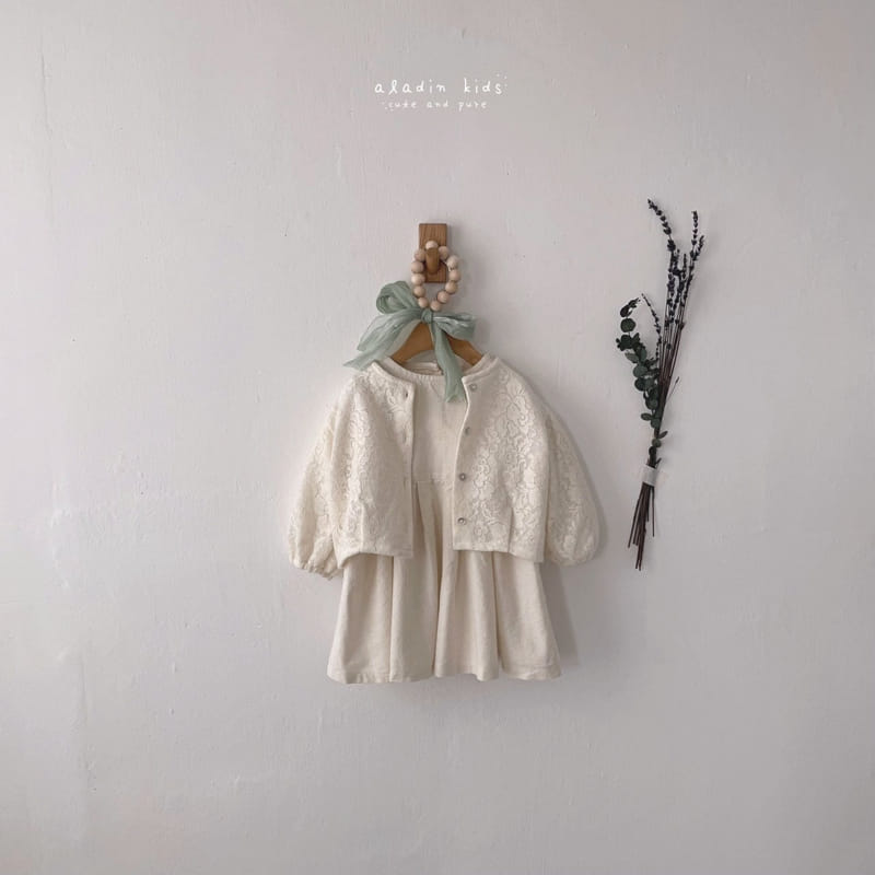 ALADIN - Korean Children Fashion - #Kfashion4kids - Lace Knit Cardigan - 6