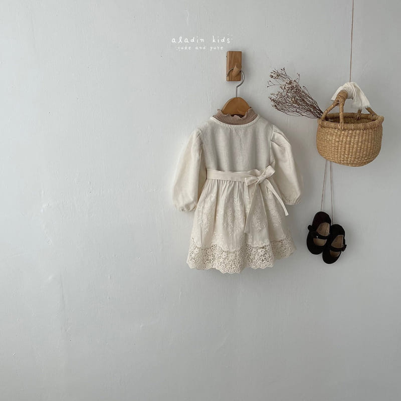 ALADIN - Korean Children Fashion - #Kfashion4kids - Lace Apron - 4