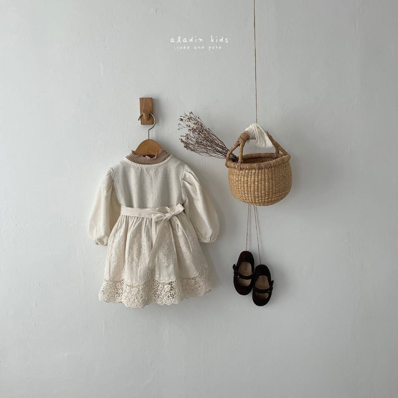 ALADIN - Korean Children Fashion - #Kfashion4kids - Lace Apron - 5