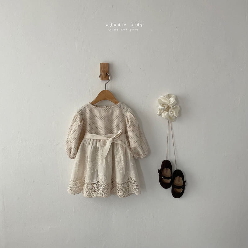ALADIN - Korean Children Fashion - #Kfashion4kids - Lace Apron - 6