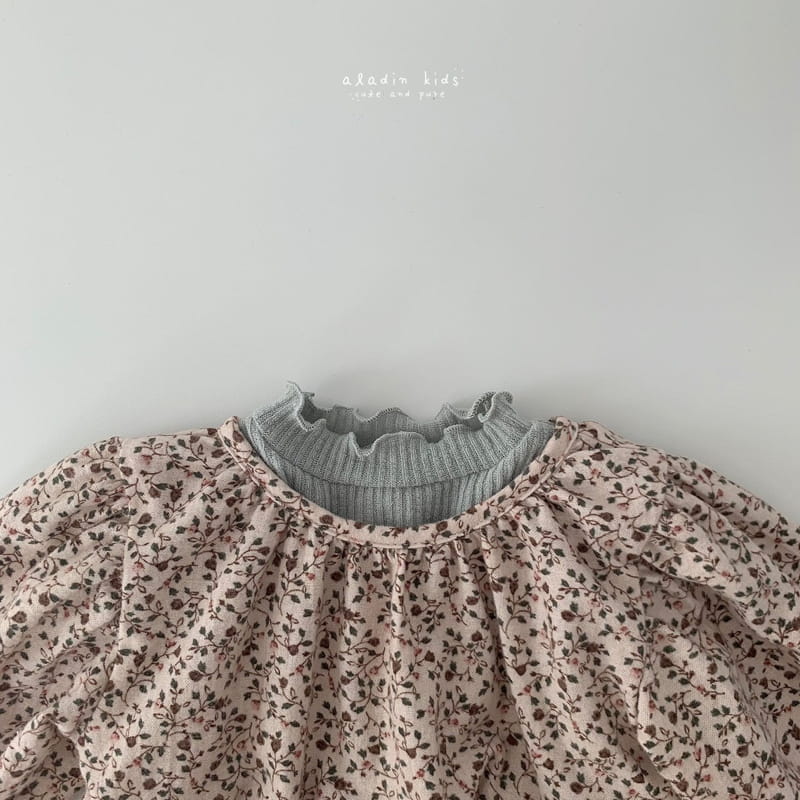 ALADIN - Korean Children Fashion - #Kfashion4kids - Flower One-piece - 12