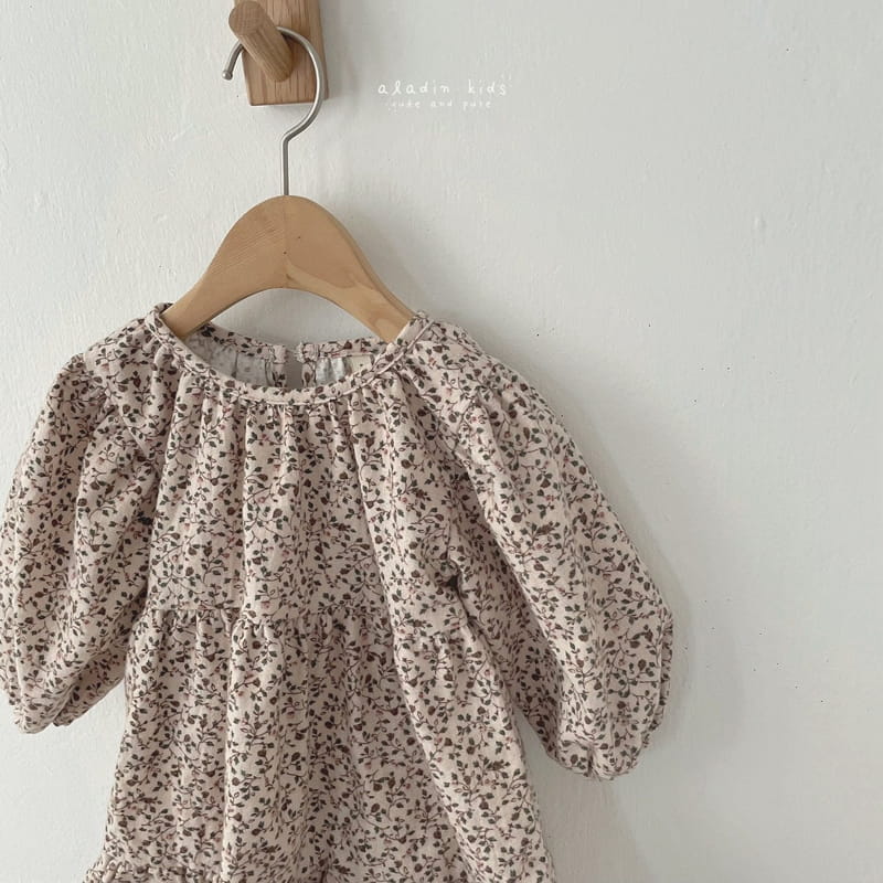 ALADIN - Korean Children Fashion - #Kfashion4kids - Flower One-piece - 2