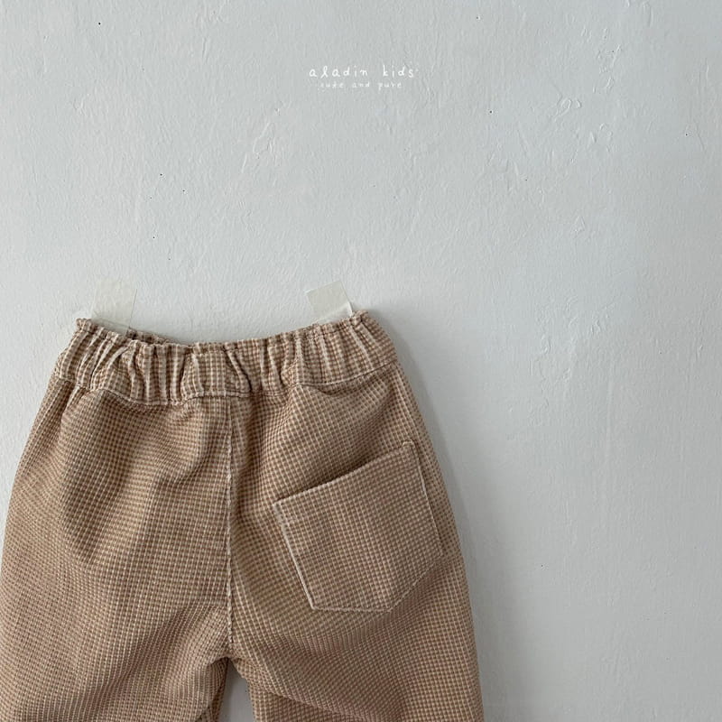 ALADIN - Korean Children Fashion - #Kfashion4kids - Flower Check Pants - 3
