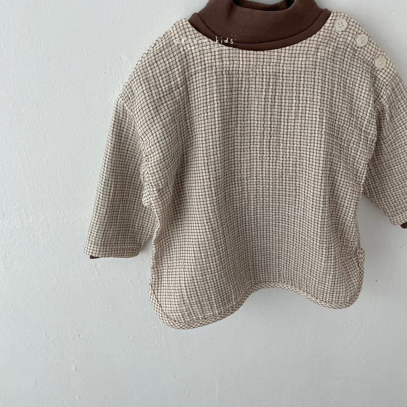 ALADIN - Korean Children Fashion - #Kfashion4kids - Check Blouse - 3