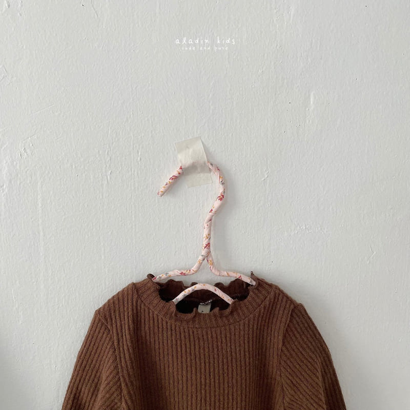 ALADIN - Korean Children Fashion - #Kfashion4kids - Rib Wave Tee