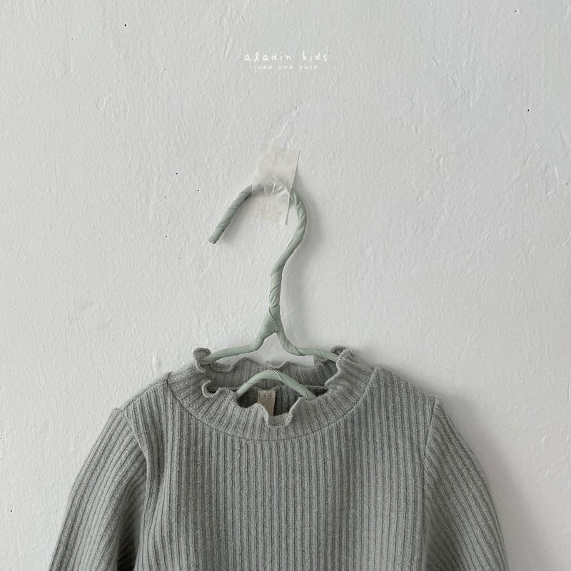 ALADIN - Korean Children Fashion - #Kfashion4kids - Rib Wave Tee - 3