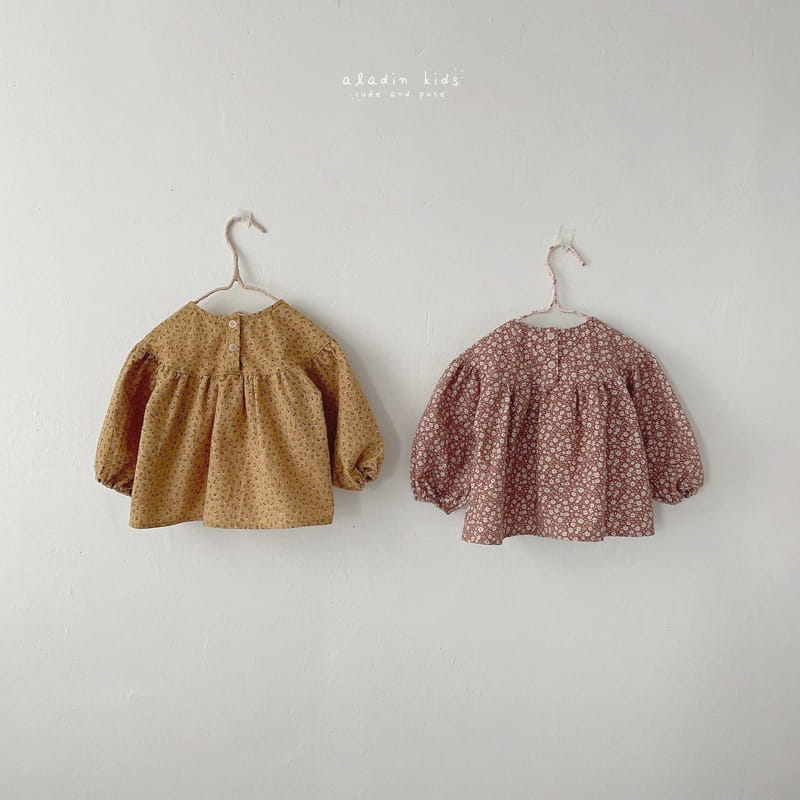 ALADIN - Korean Children Fashion - #Kfashion4kids - Fall Flower Blouse